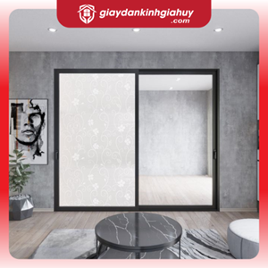 Giấy dán kính dây leo trắng - Mã A9