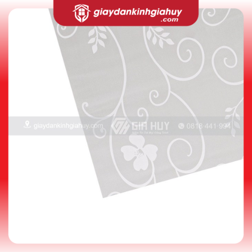 Giấy dán kính dây leo trắng - Mã A9