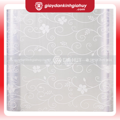 Giấy dán kính dây leo trắng - Mã A9