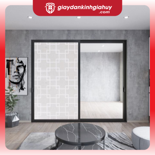 Giấy dán kính trang trí thọ trắng - Mã A21