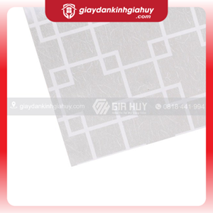 Giấy dán kính trang trí thọ trắng - Mã A21 2