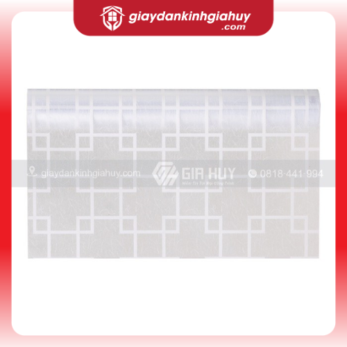 Giấy dán kính trang trí thọ trắng - Mã A21