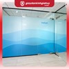 Decal mờ in màu hoạ tiết sóng