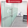 Decal mờ cắt logo theo logo kẻ line theo yêu cầu