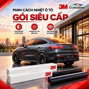 Phim cách nhiệt ô tô 3M gói Siêu cấp