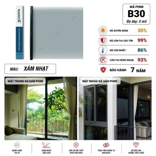 Phim cách nhiệt Hàn Quốc B30