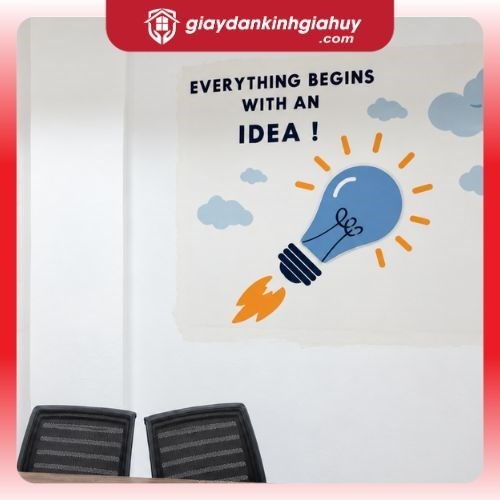 Tranh slogan, tranh động lực dán tường cho văn phòng