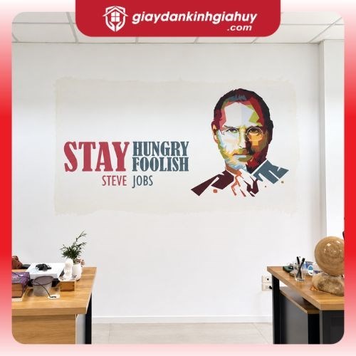 Tranh slogan, tranh động lực dán tường cho văn phòng