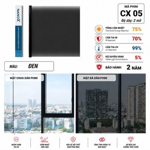 Phim cách nhiệt Hàn Quốc CX 05