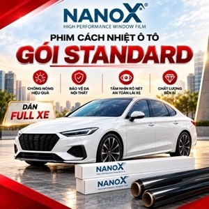 Phim cách nhiệt ô tô NanoX gói STANDARD