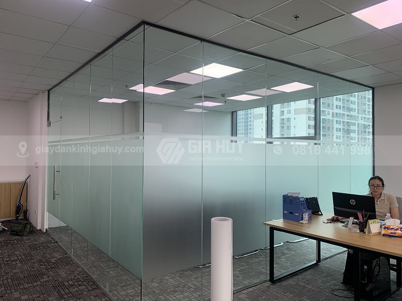 decal dán kính mờ