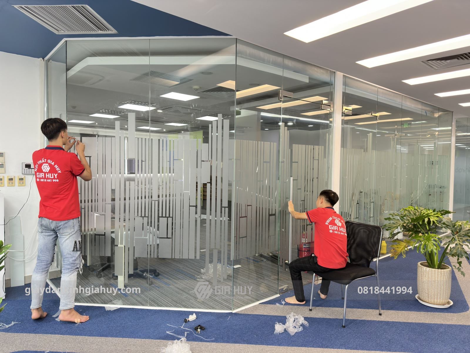 decal mờ in theo yêu cầu