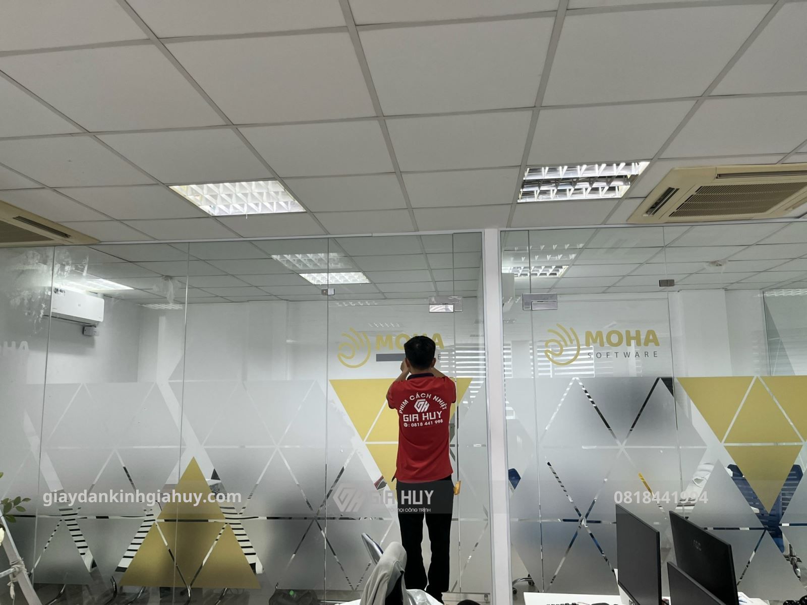 decal mờ in theo yêu cầu