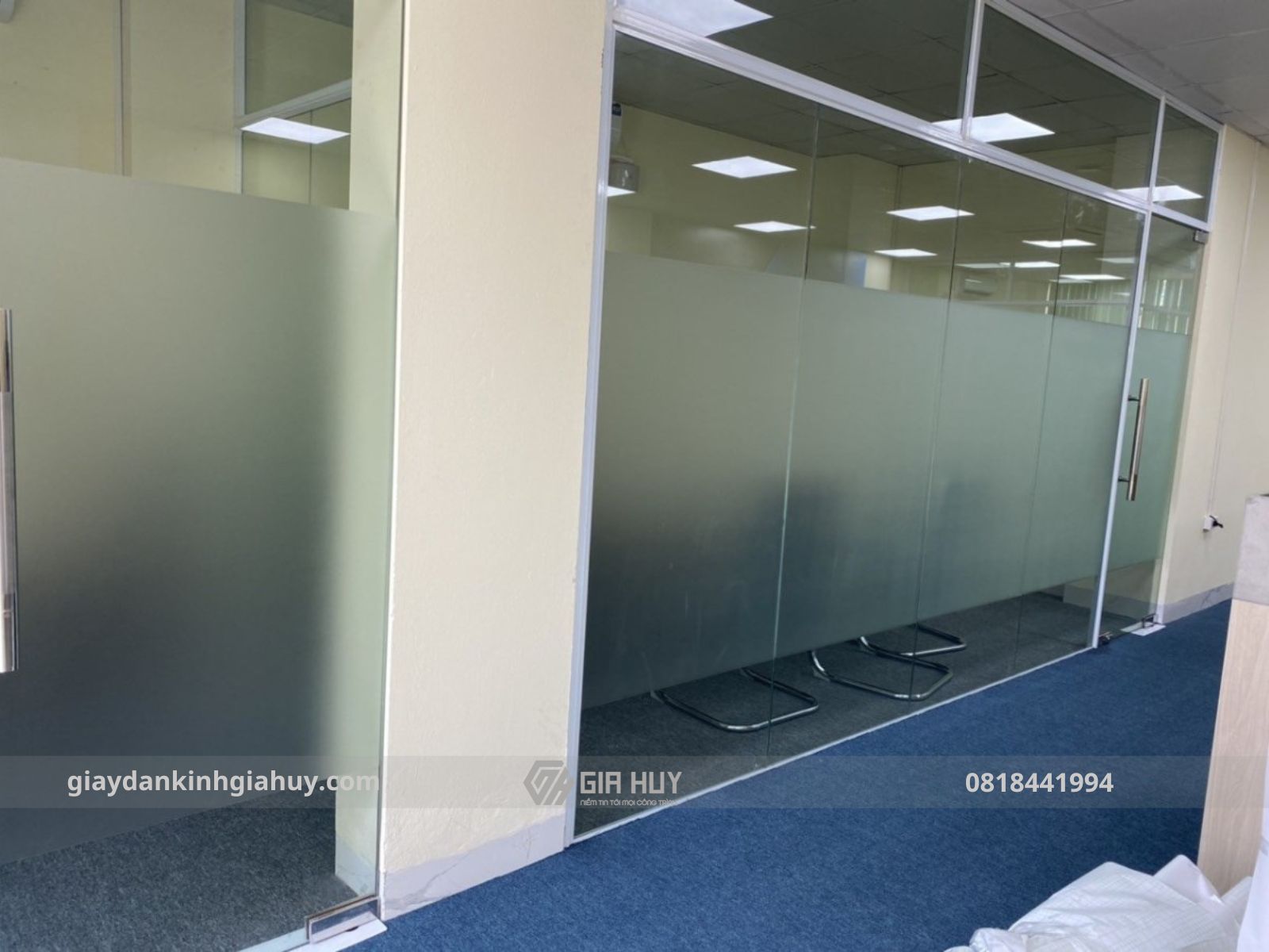 decal mờ trơn