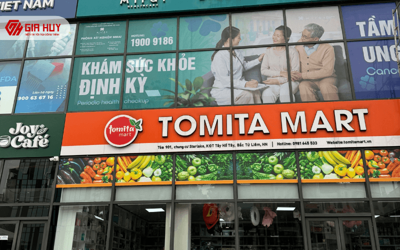 decal lưới in một chiều