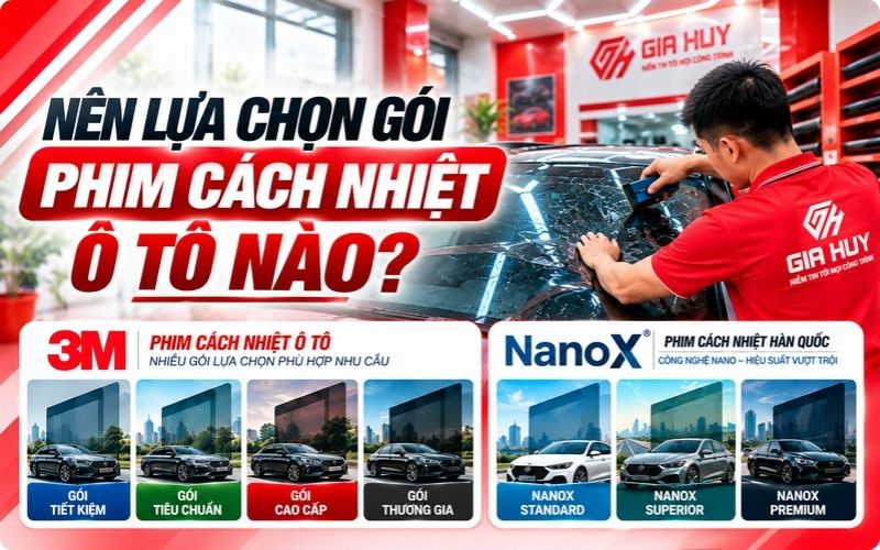 Gia Huy tư vẫn phim cách nhiệt ô tô phù hợp cho nhu cầu