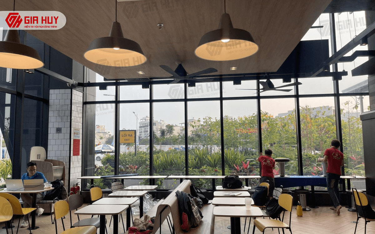 Mã phim NANOX A75 dán tại gian hàng McDonald’s - Aeon Hải Phòng