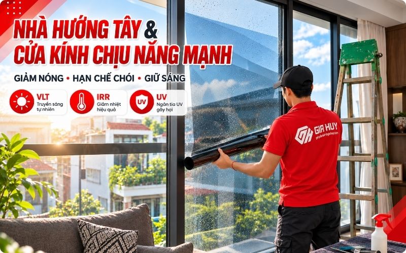 Chọn giấy dán kính chống nắng cho vị trí phù hợp