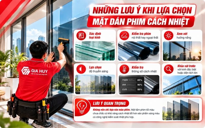 Nhưng lưu ý khi dán phim cách nhiệt ở bên ngoài