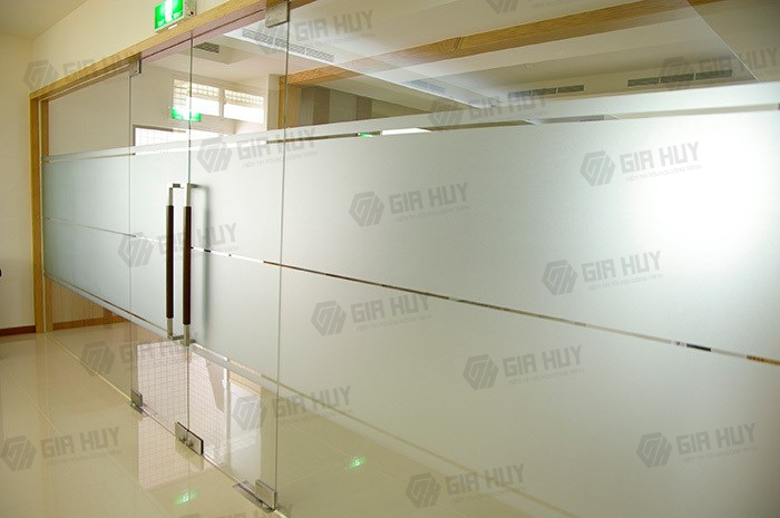 decal dán kính mờ