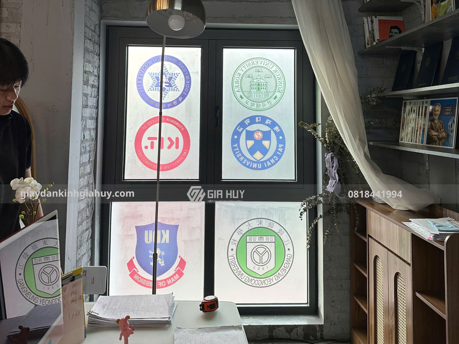 decal mờ in màu