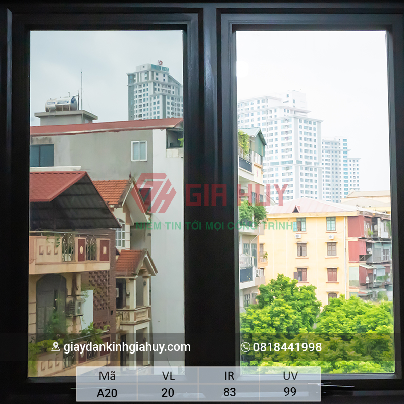 giấy dán kính chống nắng