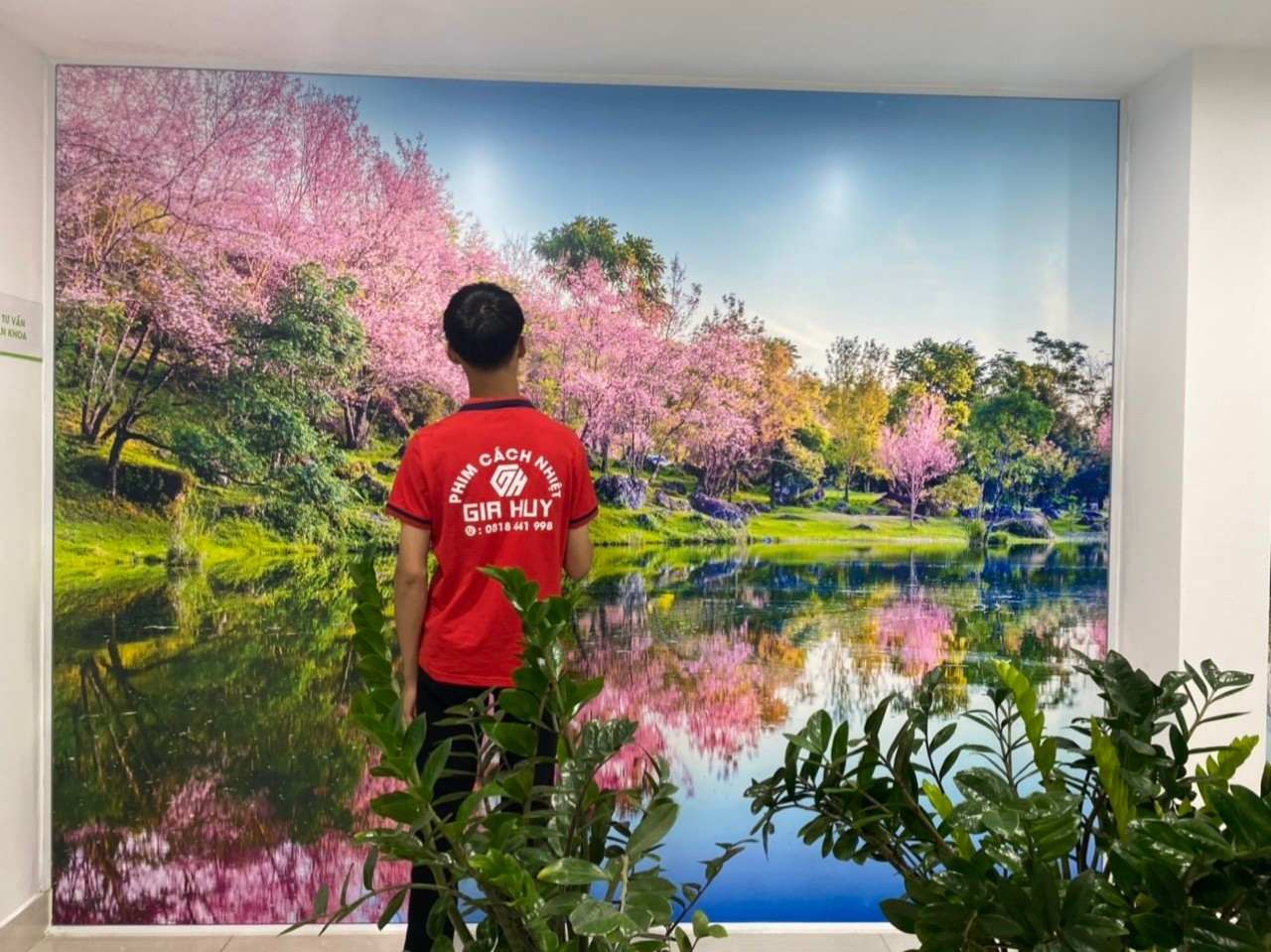 tranh in decal trắng