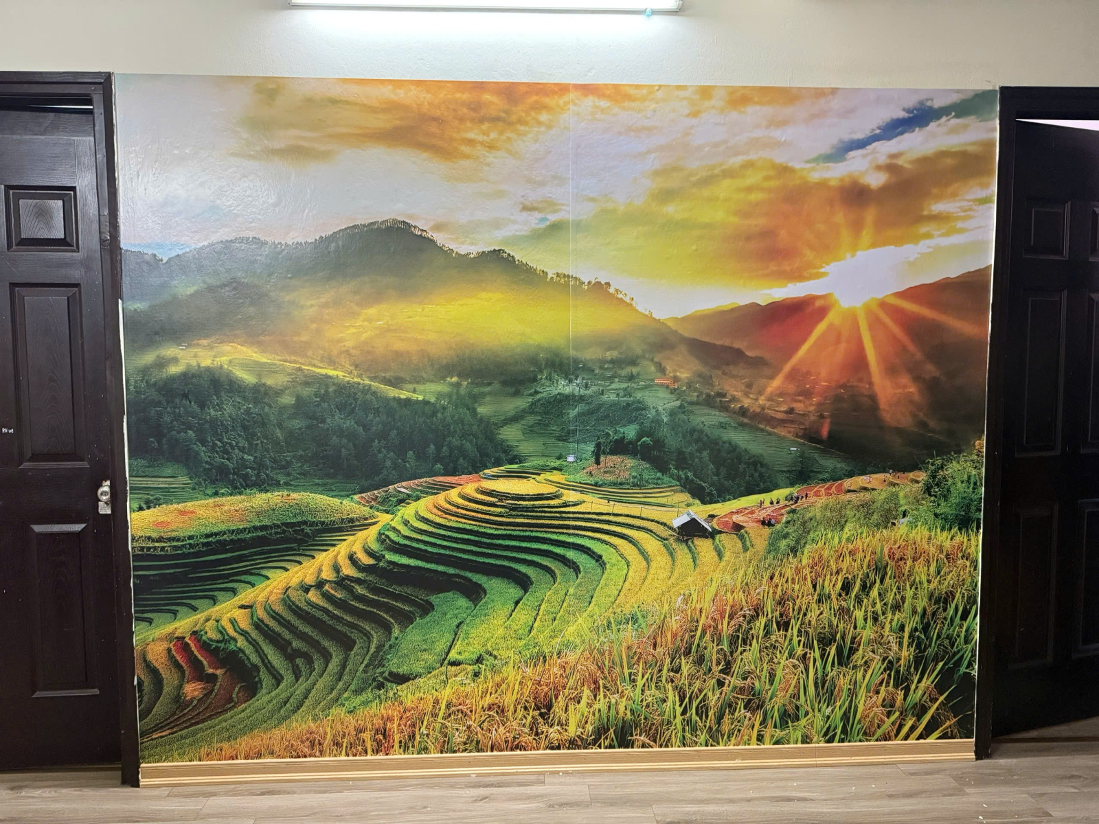 tranh dán tường phong cảnh thiên nhiên