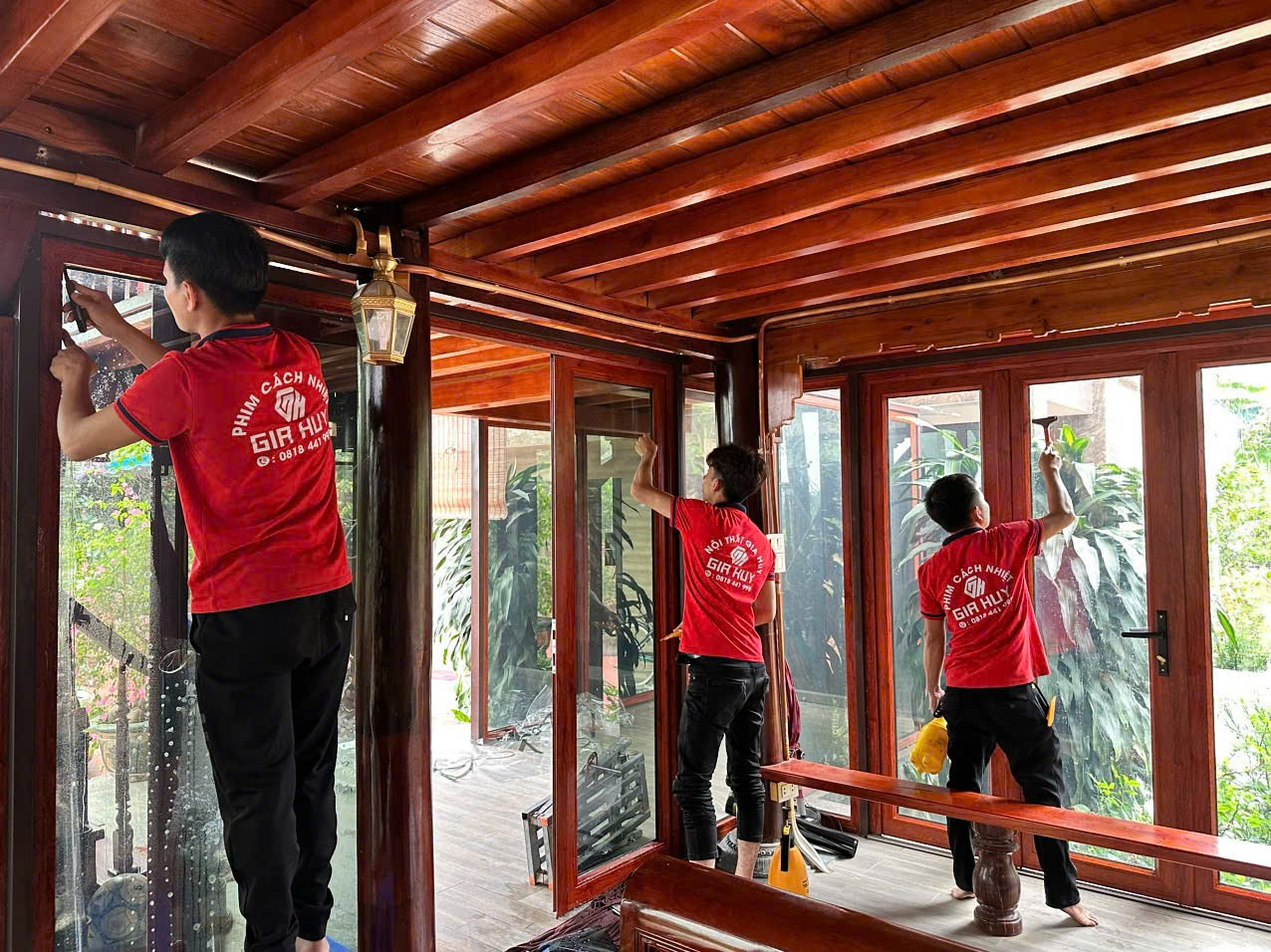 dán phim cách nhiệt nhà kính