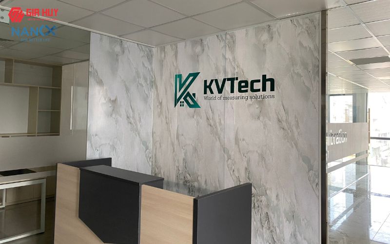 Mẫu Decal mờ cắt logo tại KVTech, Âu Cơ