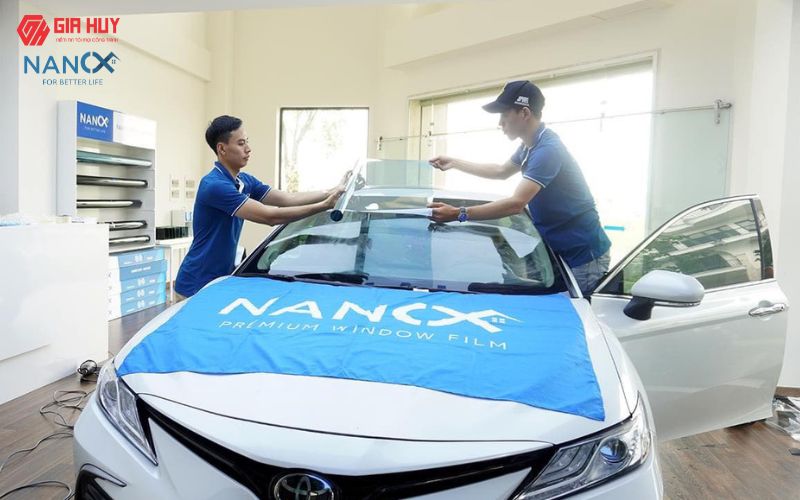 Mẫu phim cách nhiệt ô tô loại NanoX Premium