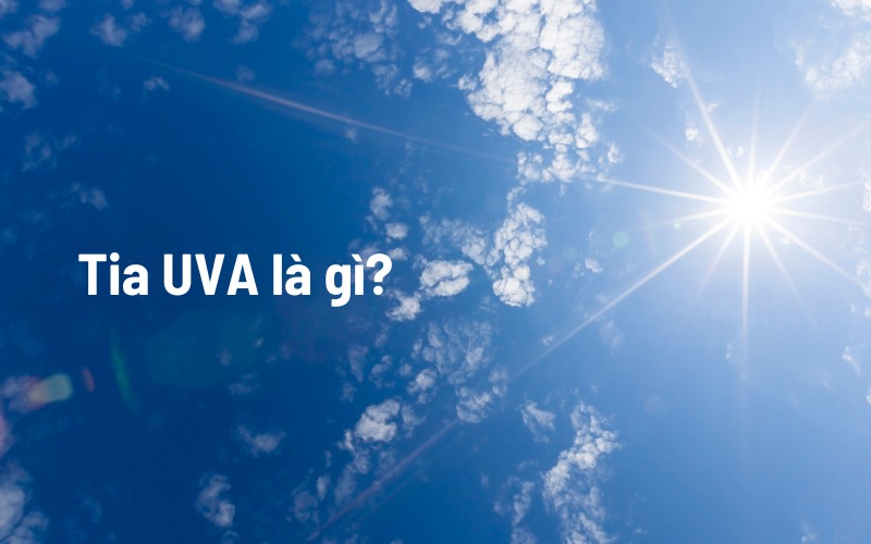 Tia UVA là loại tia bước sóng dài, chiếm khoảng 95% lượng tia cực tím