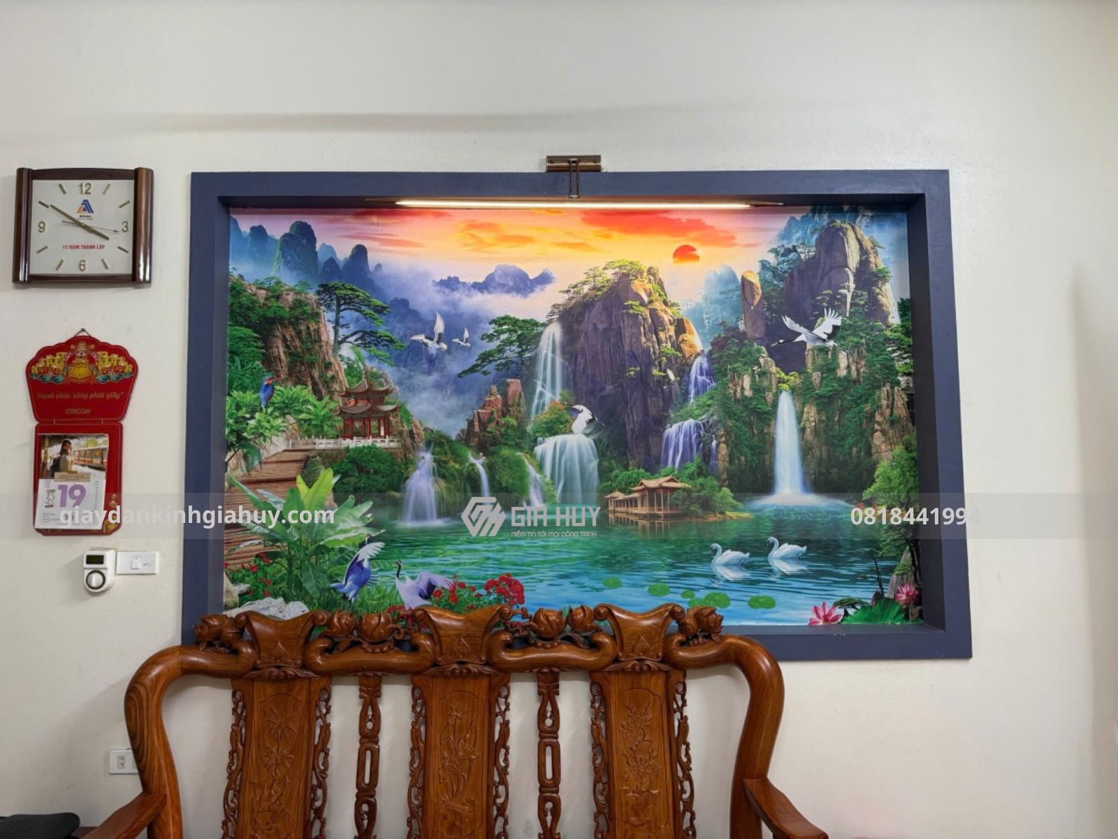 tranh dán tường phong cảnh thiên nhiên