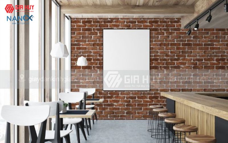 ​​​​​​​Tranh dán tường 3D quán ăn, quán cà phê sang trọng