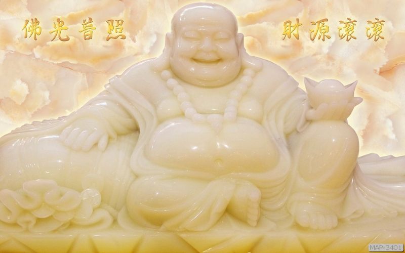 tranh dán tường phòng thờ