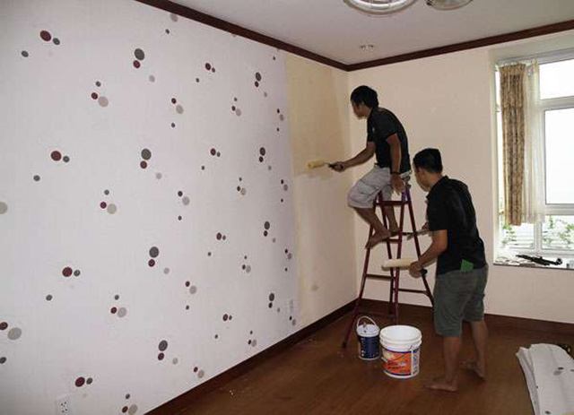 tường quét vôi có dán được giấy dán tường không