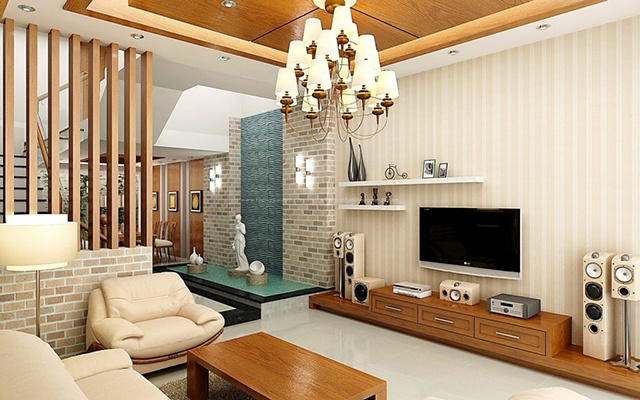 dán tường phòng khách