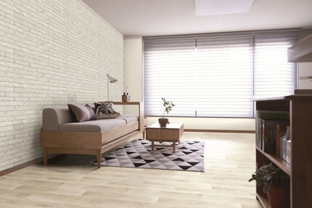 giấy dán tường phòng khách nhà ống