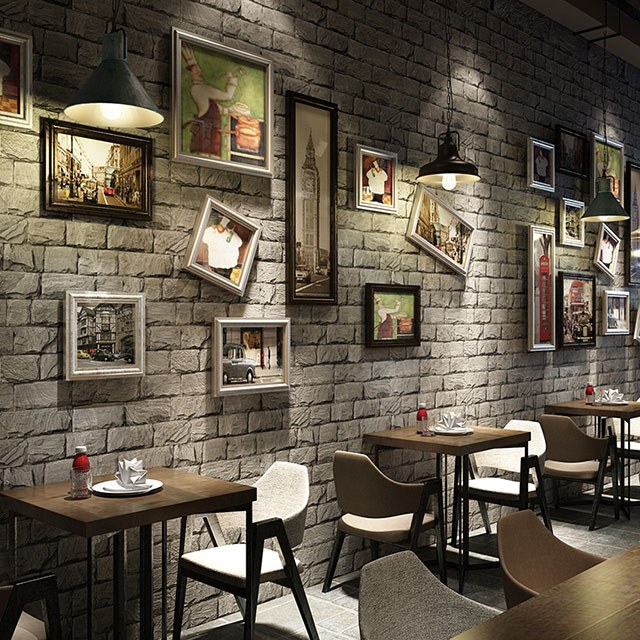 Top 10 mẫu giấy dán tường trang trí quán cà phê, nhà hàng hiện đại ...